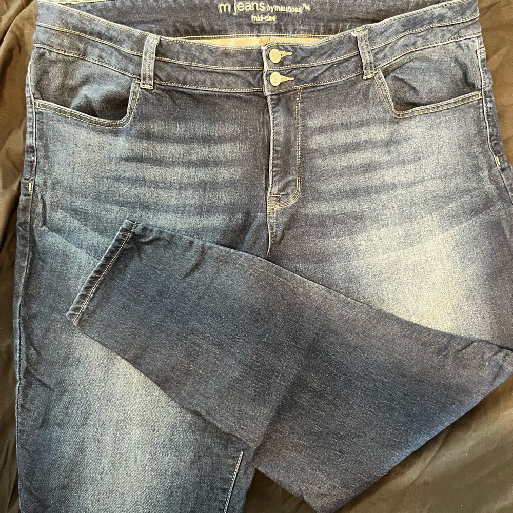 Maurices Dark Blue Skinny Jeans